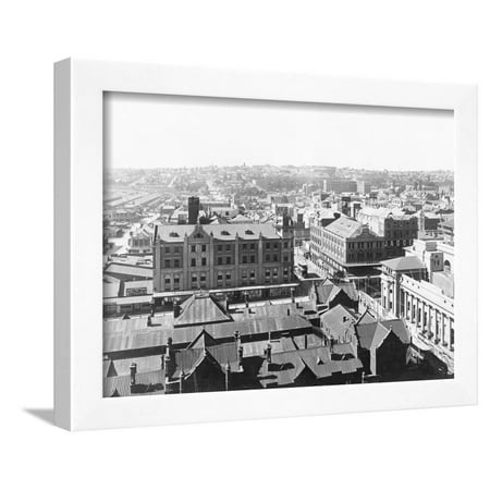 View of Johannesburg South Africa from Above Framed Print View of Johannesburg South Africa from Above Framed Print