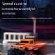 thumbnail image 5 of Vogacara Mini Rc camión y remolque 1/64 Control remoto Monster Rc USB recargable cuerpo luces Monster Car Juguetes A, 5 of 6