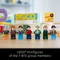 thumbnail image 6 of LEGO Ideas BTS Dynamite Model Kit for Adults, 7 Minifigures of The Famous K-pop Band, Features RM, Jin, SUGA, J-Hope, Jimin, V and Jung Kook, 21339, 6 of 9
