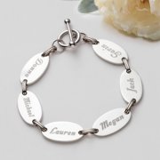 Personalized Planet Six Plaque Bracelet ,Women's
