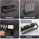 thumbnail image 3 of No Drilling Kitchen Roll Holder Wall Mounted Paper Towel Holder Paper Towel Holders with Spacious Paper Dispenser Rolls for Kitchen Black, 3 of 4