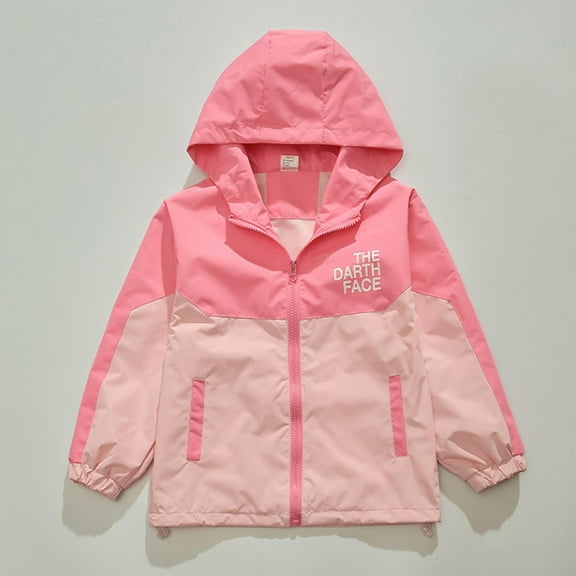 Girls Hooded 3-in-1 Ski Removable Fleece Lining Winter Jacket Kids Windbreakers Coat