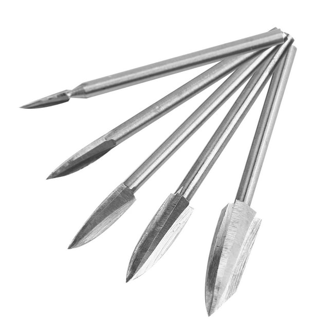 Carving 5PCS/Set Wood Engraving Tool Milling Cutter Root Carving Tools for DIY Woodworking
