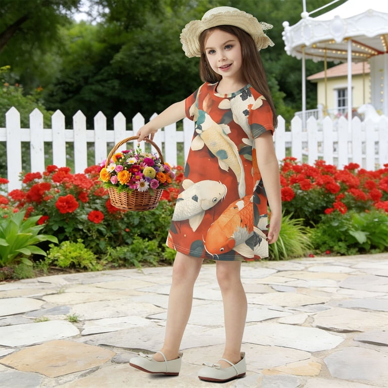 red koi dress Valentina Maxi Dress