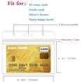 thumbnail image 3 of Horizontal Badge Holders Sealable Waterproof Clear Plastic Name Tag ID Card (10PCs), 3 of 4