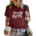 thumbnail image 5 of Ediodpoh Women's T Shirt Print Cute T Shirt Cute Dog Mom Short Sleeve T Shirt Womens Tops Casual _001 S, 5 of 5