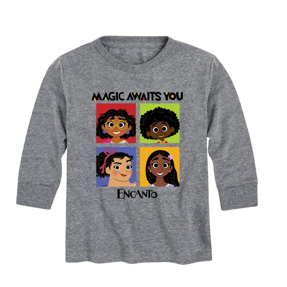 Disney's Encanto - Magic Awaits You Panels - Toddler And Youth Long Sleeve Graphic T-Shirt