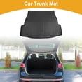 thumbnail image 2 of Alfombrilla de maletero trasero Unique Bargains para Toyota RAV4 5 Asientos 2019-2024 TPE Negra Patrón de rayas antideslizante, 2 of 7