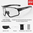 thumbnail image 1 of ROCKBROS, gafas fotocromáticas para bicicleta, gafas de sol deportivas UV400 para hombres y mujeres, gafas ligeras antideslumbrantes para senderismo y ciclismo Tan Jianjun unisex, 1 of 2