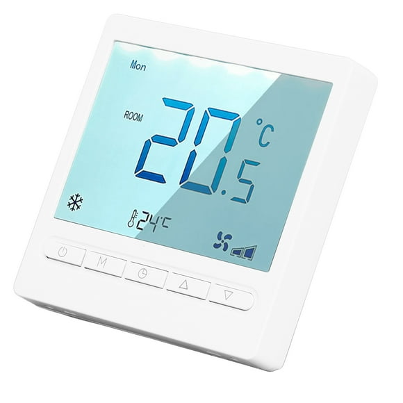 Thermostat, Programmable Thermostat AC230V Real Time  For Living Room For Dining Room