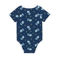 thumbnail image 2 of Daiia Space Dinosaur Printed Unisex-Baby Short Sleeve Onesies Bodysuits Baby Climbing Clothes Soft and Comfortable Romper with Expandable Shoulder Design-9M, 2 of 8
