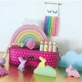thumbnail image 6 of Rainbow Wooden Building Blocks Stacker Nesting Ornaments Children's Play Room Game Toys Home Wall Decoration, 6 of 6