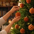 thumbnail image 4 of Christmas Decorations Indoor Under 10$ Clearance! Christmas Decorations 16Piece Flocked Christmas Balls Christmas Decoration SetMultiple Styles Of Christmas Tree Decorations Can Used For Other Party, 4 of 9