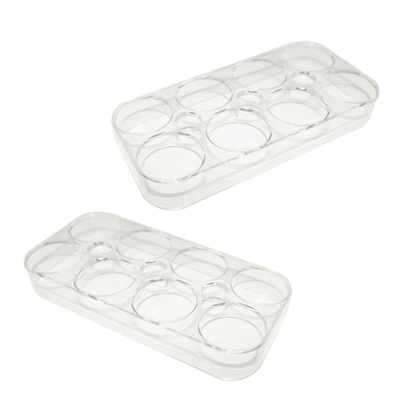 Clear ABS Eggs Holder For Kitchen Refrigerator Organization And Secure Storage