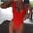 Red womens swimsuits, variant on SEMPAI 2024 New Women Swimsuits Wrap Swimwear Fashionable Swimsuit One-Piece Swimsuits Bikini Swim Suits,Plus Size Bathing Suit Swimsuits