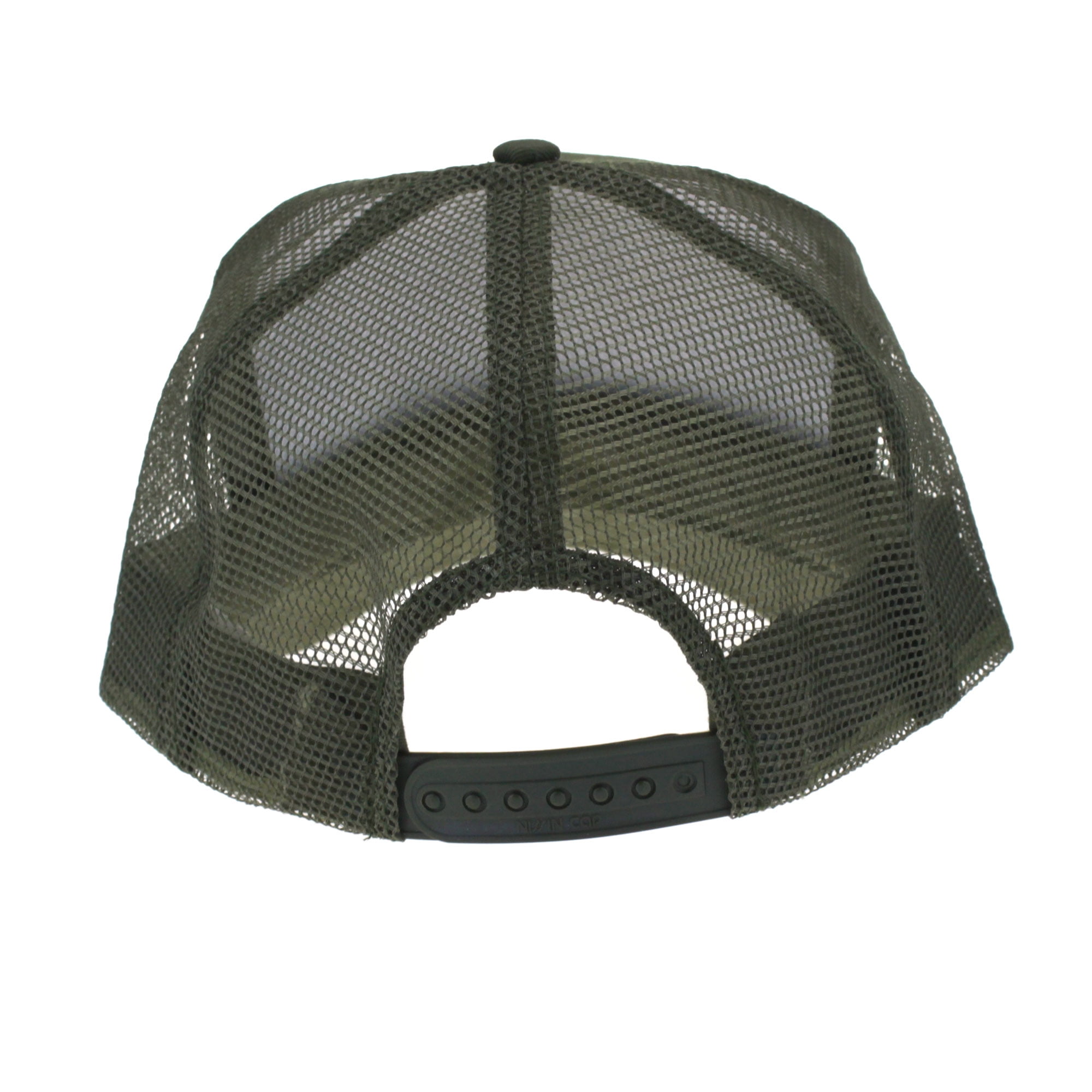 Classic Mens 5 Panel Twill Mesh Black Trucker Hat Dark Green Classic Mens 5 Panel Twill Mesh Black Trucker Hat Dark Green