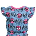 thumbnail image 4 of Marvel Avengers Spider-Man Big Girls French Terry Romper Toddler to Big Kid, 4 of 5