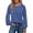 Blue, variant on Women's Long Sleeve Shirts Dressy Lace Fall Tops Trendy Business Casual T-Shirts Cute Work Outfits Blouses