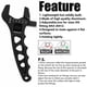 thumbnail image 3 of Llave ajustable Hugtrwg 3AN-12AN para adaptadores de manguera aluminio, 3 of 9