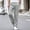 LIGHT GRAY, variant on Men Stretch Golf Cargo Pants Relaxed Fit Storage Pockets Outdoor Travel Trousers S-XXL