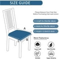 thumbnail image 6 of Chair Covers Seat Covers for Dining Room Chair Seat Covers 6PCS Removable Washable Upholstered Chair Seat Cushion Slipcovers Chair Protector with Elastic Bottom for Dining Room,Office, 6 of 6