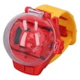 thumbnail image 4 of Mini coche de control remoto juguetes de reloj de carga USB dibujos animados lindos muñecas carreras de relojes niños niñas Rojas, 4 of 10