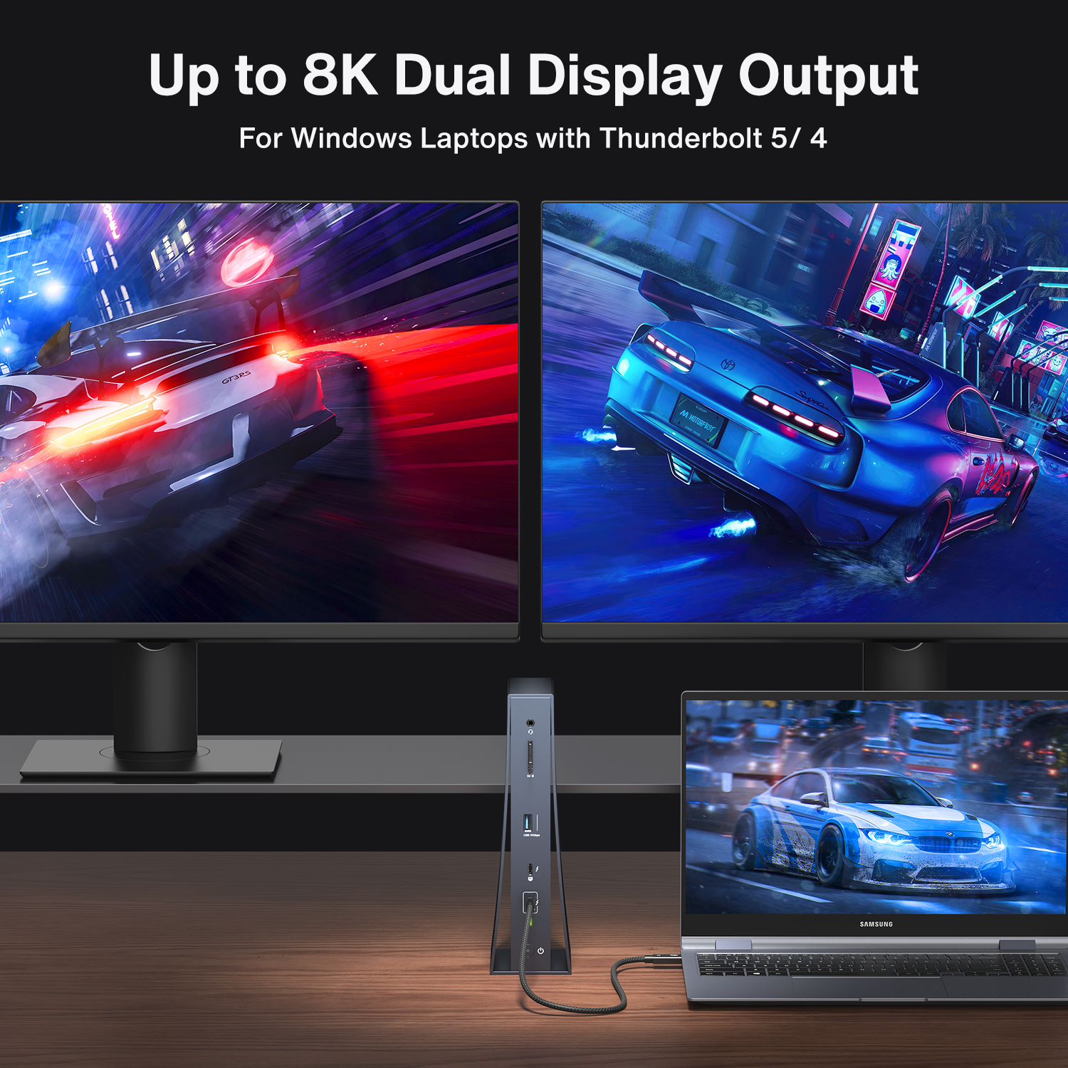 iVANKY FusionDock Dual 6K Thunderbolt 5 Docking Station for MacBook