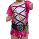 thumbnail image 2 of Pañalero sublimada 3D Pirata niña bebé Rev Pirata/color rosa/body niña, 2 of 4