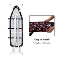 thumbnail image 4 of HELLHERO Iron Pad Board Cover Iron Board Cover with Elastic Fasteners & High Temperature for Home 15" x 54", Lip Print Array, 4 of 5