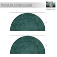 thumbnail image 3 of Home Weavers Waterford Collection 100% Cotton Tufted Bath Rug Set, Soft & Absorbent Non-Slip Bath Mats, Machine Washable, Set of 2 Identical 17"x30" Rugs, Bottle Green, 3 of 10