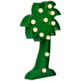 thumbnail image 5 of Northlight LED Lighted Palm Tree Marquee Wall Art - 10" - Green, 5 of 8