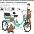thumbnail image 6 of DEYGIA 20" Adult 3-Wheel Tricycle with Rear Seats and Baskets for Seniors, 6 of 10