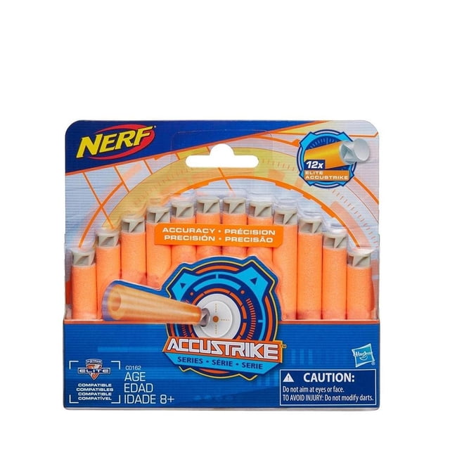 Dardos Nerf AccuStrike 12 piezas