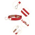 thumbnail image 2 of Cinturones delgados de alta cintura para mujeres INSPIRE CHIC con hebilla de metal ajustable, hebilla redonda roja de 22"-39"*3/8" (L*W), 2 of 5