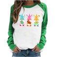 thumbnail image 2 of Aloohaidyvio Easter Shirts for Women Plus Size 3/4,Easter Fashion Womens Casual Long Sleeve Printed Sweatshirts Tops，Easter Ladies Clothing Clearance, 2 of 6