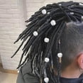 thumbnail image 2 of 100 piezas Hair Beads 16 mm Dia, 8 mm Hole Accesorios de decoración del cabello Extensiones de cabello para peluca , salón,, 2 of 9