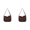thumbnail image 1 of Bolso Hombro para Hombre Y Mujer Mensajero Sólido Nailon (café), 1 of 9