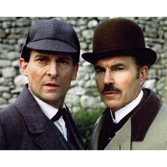 Adventures of Sherlock Holmes Jeremy Brett & David Burke 24x30 inch poster