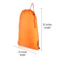 thumbnail image 3 of DALIX Large Travel Laundry Bag for Camp College Drawstring Bags 2 PACK Orange, 3 of 7