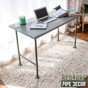Solid Wood Desk Tabletop Restore Riverstone Grey