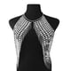 thumbnail image 5 of Joyería de moda Collar Lentejuelas Borla Cuerpo Cadena Bikini Verano Playa Joyería 银色, 5 of 7