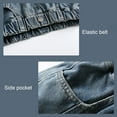 thumbnail image 6 of EnJoCho Kids Girls Baggy Cargo Jeans Washed Wide Leg Elastic High Waist Denim Pants Distressed Streetwear Pockets Trousers Bottoms Fashion Trendy Casual Utility Comfort, 6 of 9