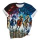 thumbnail image 5 of Tops de Cuello Redondo para las Mujeres, Nuevo Suéter de Manga Corta, Caballo Casual Impreso Top Camiseta, 5 of 5