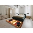 thumbnail image 4 of Ahgly Company Indoor Rectangle Traditional Gold Animal Area Rugs, 4' x 6', 4 of 6