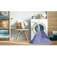 thumbnail image 2 of Ahgly Company Tapis d'Intérieur Lavable en Machine Rectangle Transitionnel Jeans Bleu, 8 Pieds x 12 Pieds, 2 of 7