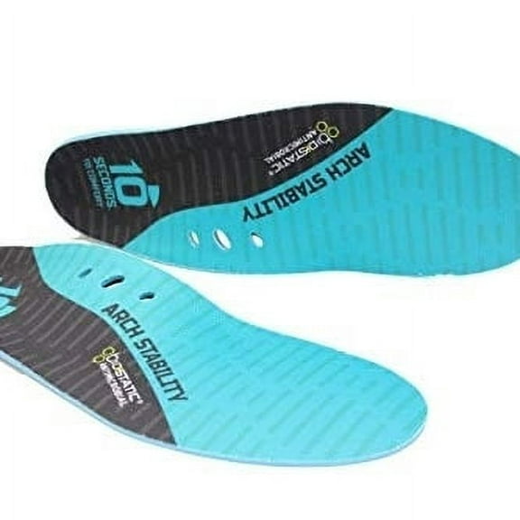 10 Seconds� Unisex Arch Stability Insoles Teal (1 pair)