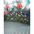 thumbnail image 1 of BSDHOME Polyester Stone Wall Heart Love Balloon Photography Backdrops Photo Props Studio Background 5x7ft, 1 of 2