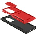 thumbnail image 2 of For Samsung S23 Ultra Ultimate U Design Hybrid with Camera Window Covering - Red, 2 of 3