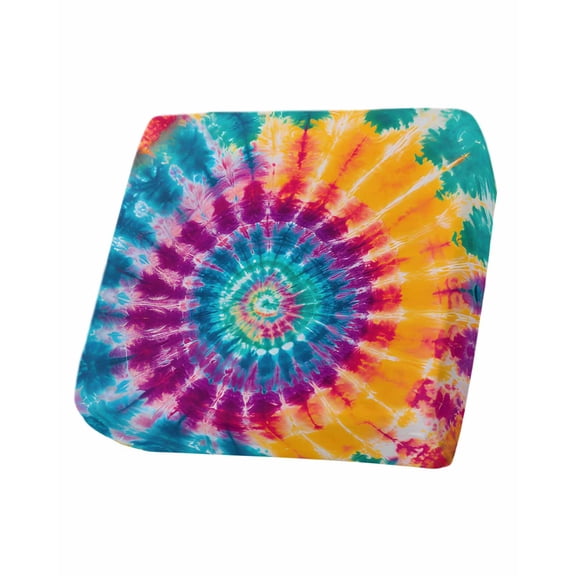 Colorful Tie-Dye Couch Cushion Covers Stretch, Washable Sofa Seat Covers Individual Seat Cushion Sofa Slipcovers Ethnic Modern Abstract Watercolor Couch Cover Furniture Protector S-1PCS