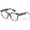 Ivory Leopard, variant on Non-Prescription Fashion Eyeglasses for Women Clear Lens, UV400 Protection Trendy Eyewear